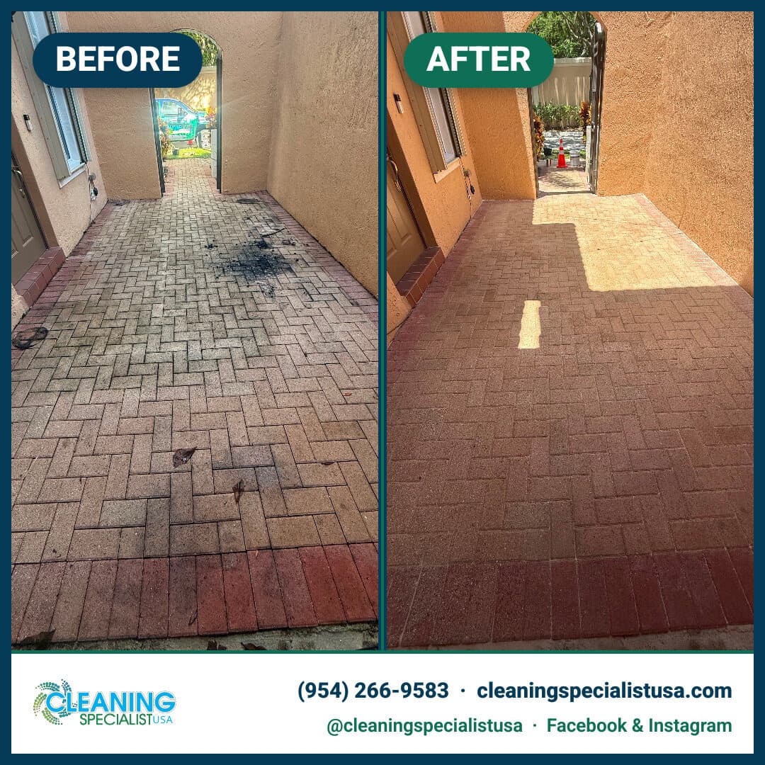 Paver & Hardscape Cleaning