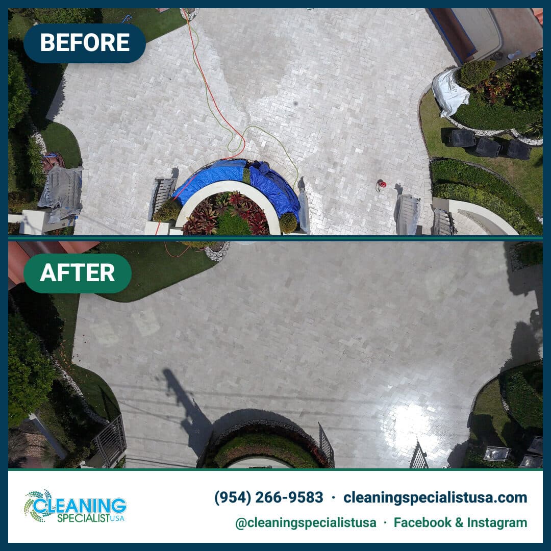 Paver & Hardscape Cleaning